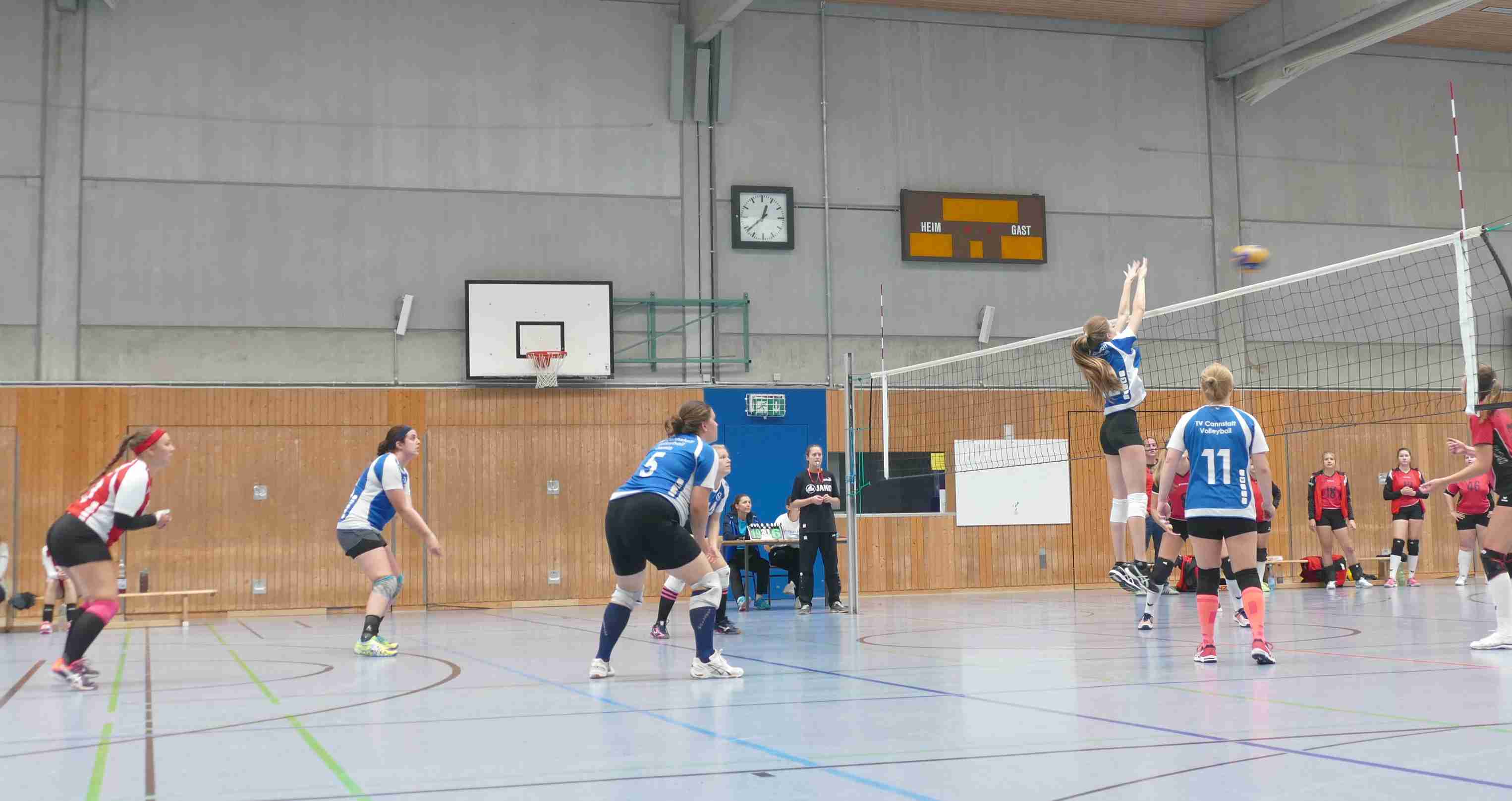 Damen1 Volleyball Block und Abwehr