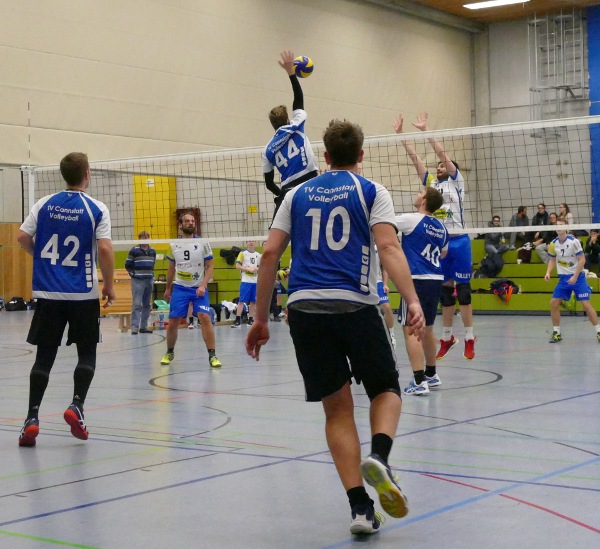 Herren1 Volleyball Angriff über die Mitte