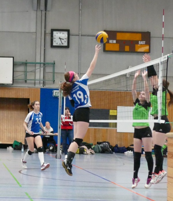 Damen1 Volleyball Angriff