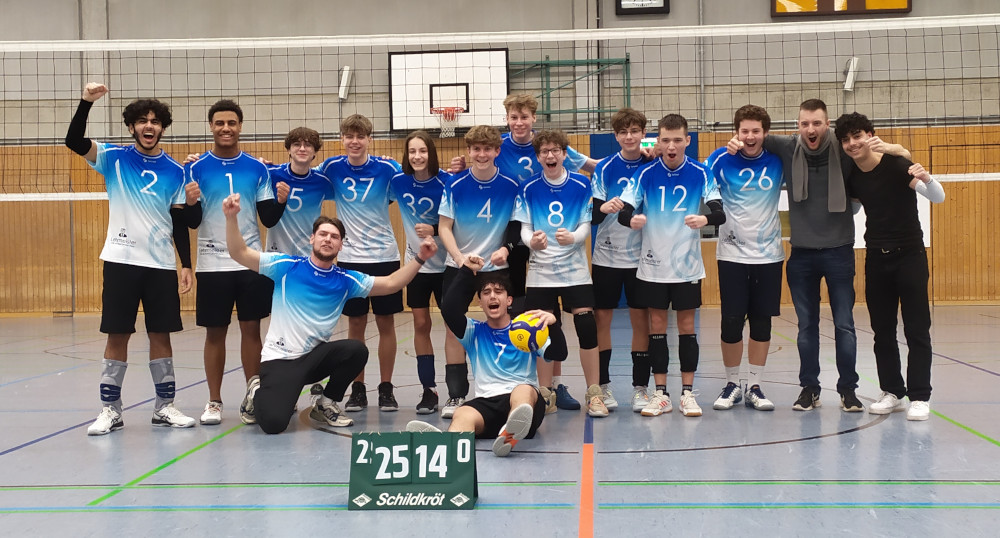 Teamfoto TV Cannstatt U18 männlich - Bezirksmeister